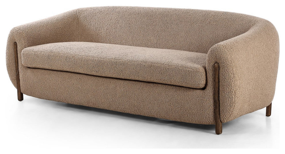 Lyla Sofa-86"-Sheepskin Camel