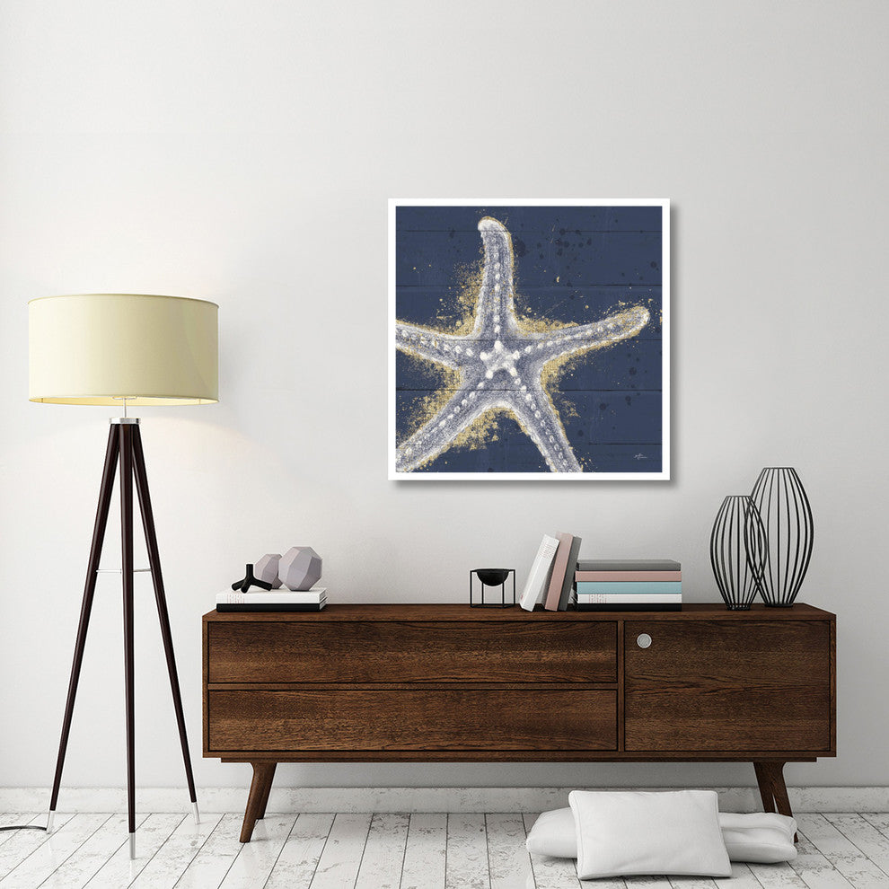 "Calm Seas XI no Words" Digital Paper Print by Janelle Penner, 38"x38"