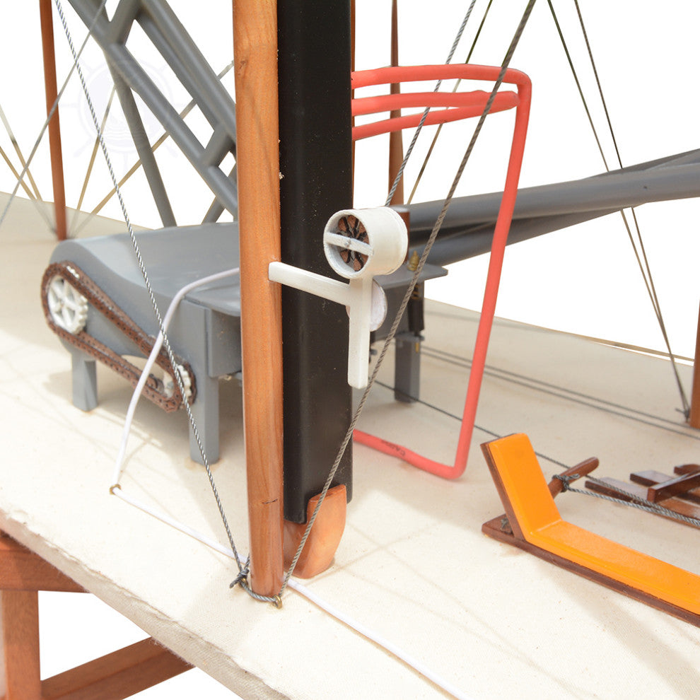 1903 Wright Brother Flyer Model 8-ft Collectible Metal scale model Airplane