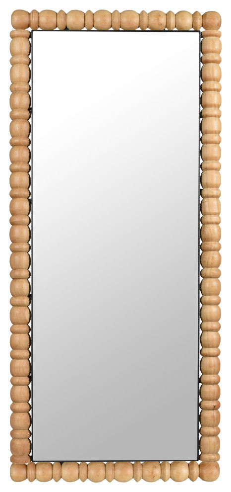 Aubrey Mirror, Natural, 29" W x 2" D x 65" H