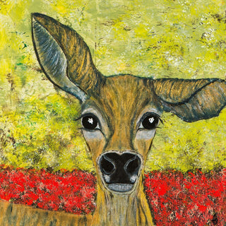"Folly" Painting Print on Wrapped Canvas, 24"x24"