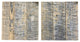Set of Two Gray Black and Natural Rustic Wood Wall Art Hanging Panels