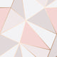 Arken Rose Gold Geometric Wallpaper Bolt