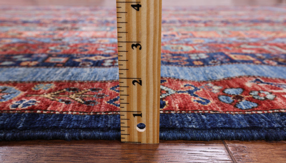 4' 10" X 6' 8" Persian Gabbeh Shall Hand-Knotted Wool Rug Q5067