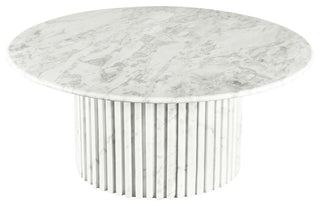 Genoa Marble Coffee Table, White