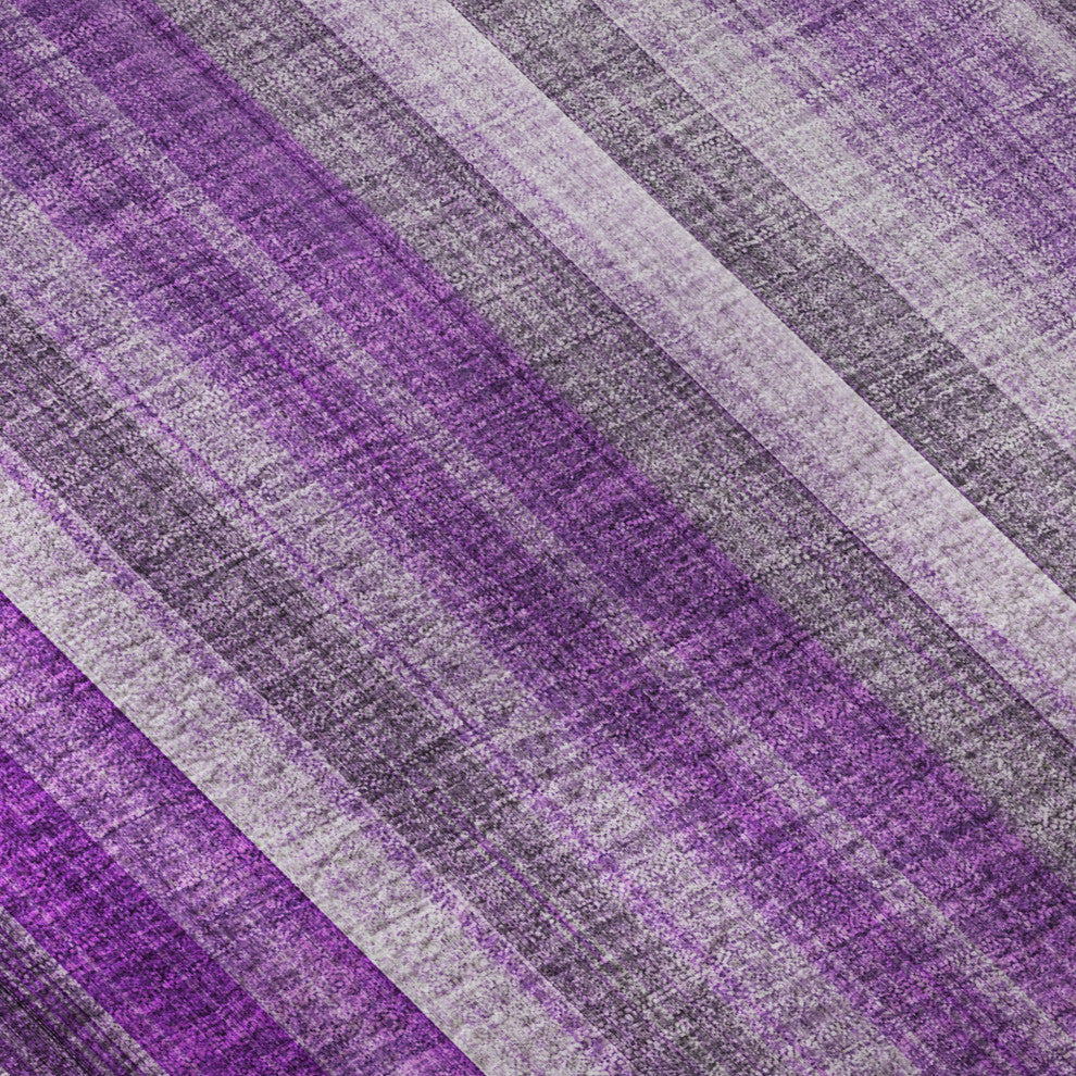 Premium Machine Washable Mayfield AMF543 Purple 9' x 12' Rug