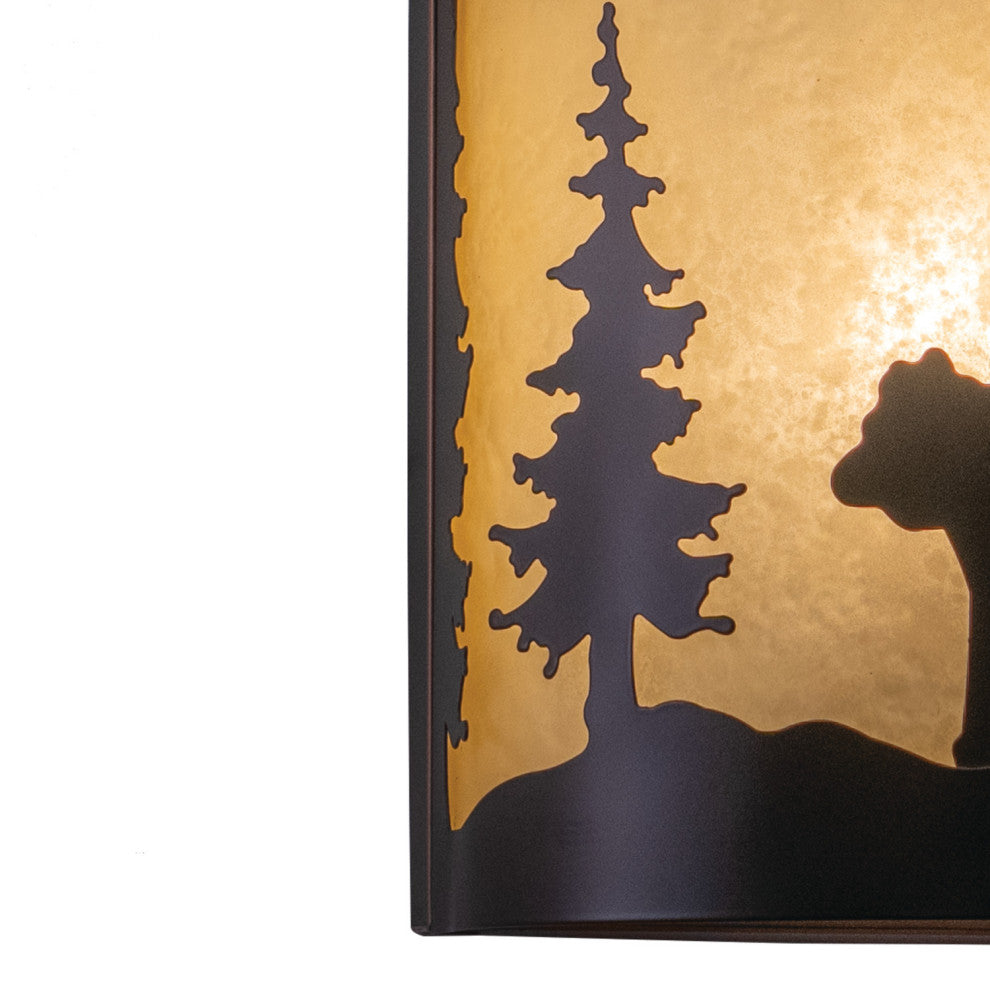 Yosemite 8" Wall Sconce Light, Bear