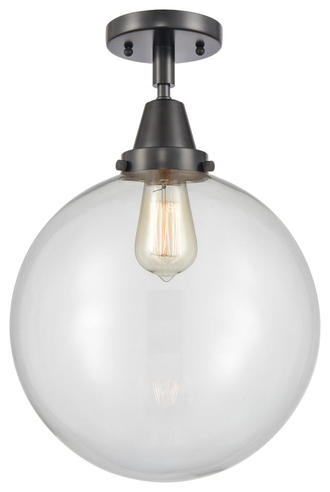 INNOVATIONS LIGHTING 447-1C-BK-G202-12 Beacon Flush Mount