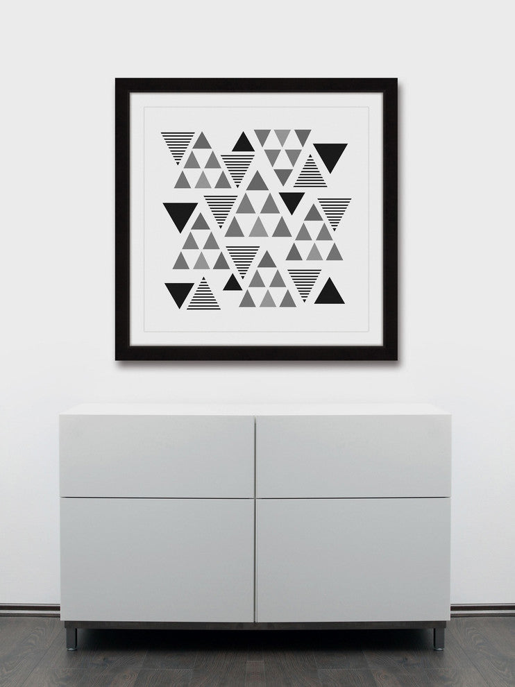 "Triangular Significance" Framed Art Print