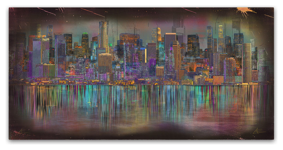 Ellicia Amando 'Los Angeles' Canvas Art
