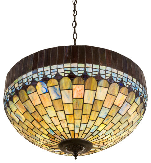 Meyda lighting 183687 22"W Tiffany Candice Inverted Pendant