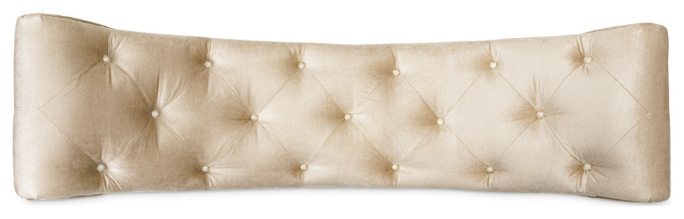 Platine de Royale Velvet Accent Bench - Champagne