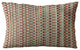 Plutus Multi-Color Weave Stripe Luxury Throw Pillow, 16"x16"