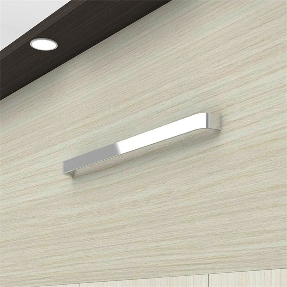 Bestar Lumina 2 Piece Full Storage Wall Bed Set in White Chocolate