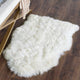 Safavieh Sheep Skin Shs211A Solid Color Rug, White, 2'0" X 4'0"