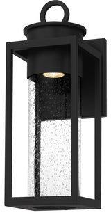 Quoizel DGL8407MBK One Light Outdoor Wall Mount, Matte Black Finish