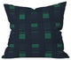 Deny Designs Gabriela Fuente Winter Midnight Throw Pillow, 18"x18"