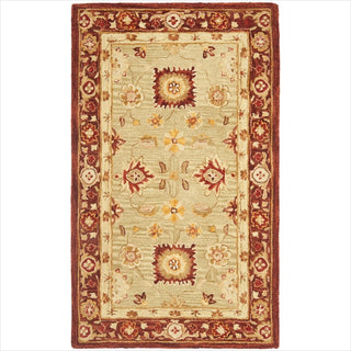 Safavieh Anatolia An556A Rug, Sage/Burgundy, 6'0"x9'0"
