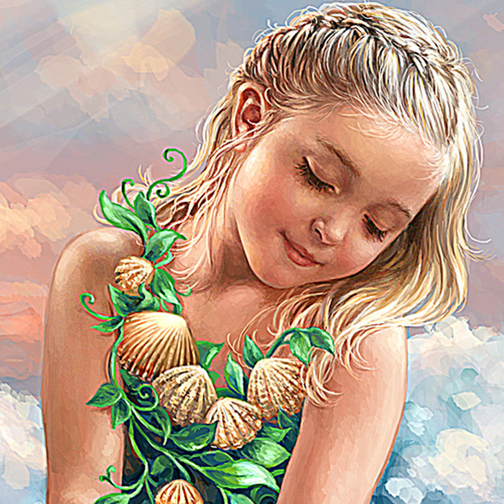Princess of The Sea Wooden Block, 48 X 36