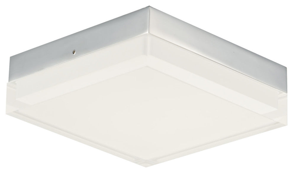Maxim 57687CLFT Illuminaire II 6"W Integrated LED Flush Mount - Polished Chrome
