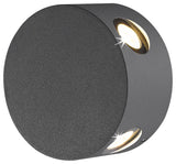 Pass LED Outdoor Wall Mount Graphite Grey Finish