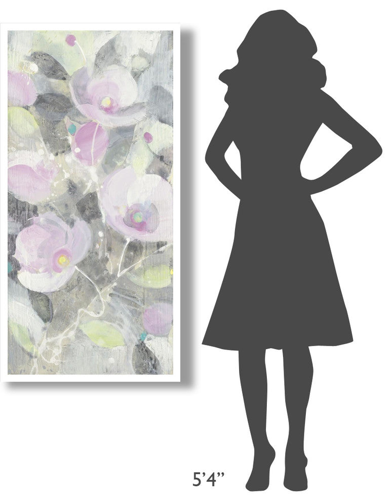 "Sugar Flowers I" Digital Paper Print by Albena Hristova, 26"x50"