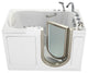 Ella Royal 32"x52" Acrylic Massage Walk-In Bathtub Inward Swing Door, Dual Drain