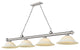 Zlite 2306-4BN-WM16 4-Light Billiard, White Mottle
