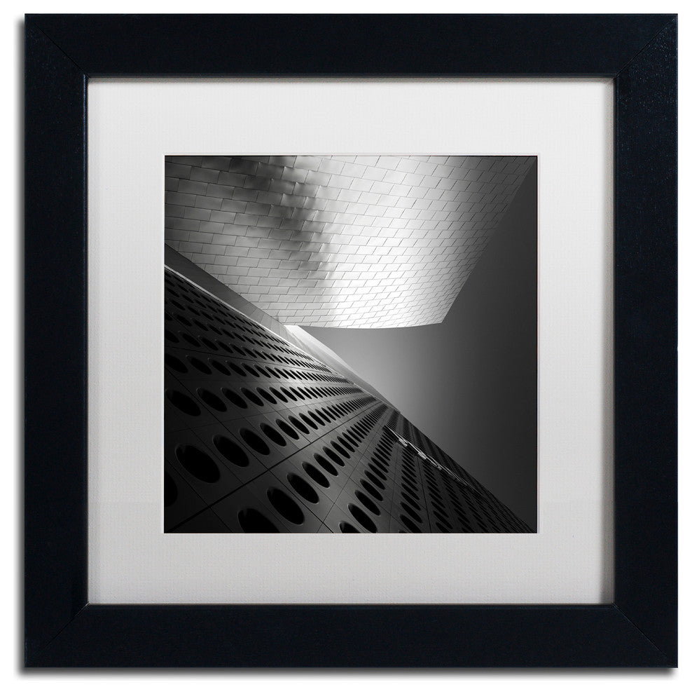 'Prada' Matted Framed Canvas Art by Dave MacVicar