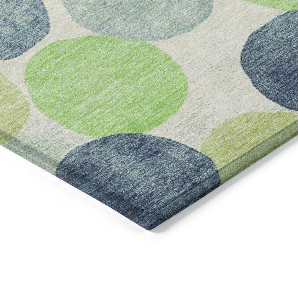 Machine Washable Indoor/Outdoor Chantille ACN1898 Navy 2'6" x 3'10" Rug