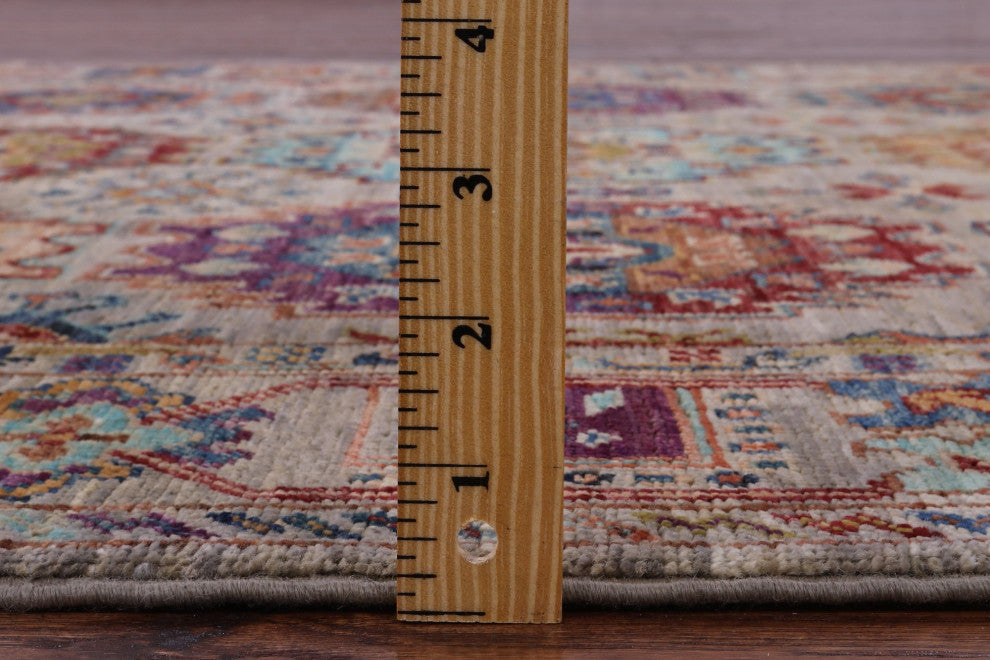 4' 0" X 6' 1" Fine Turkmen Ersari Handmade Rug - Q12478