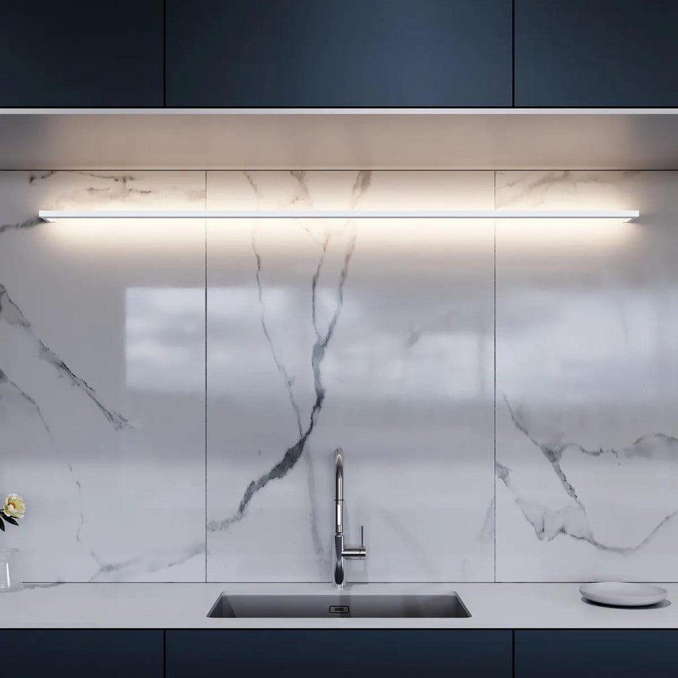 Sonneman 2814-6 Thin-Line Indirect Light 72"W Integrated LED Bath - Satin White