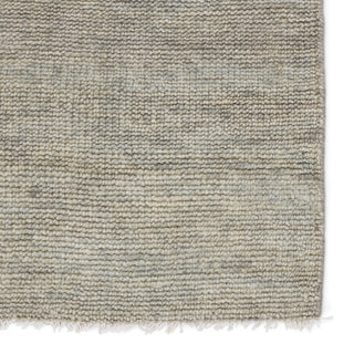 Jaipur Living Origin Knotted Solid Area Rug, Gray, 6'x9'