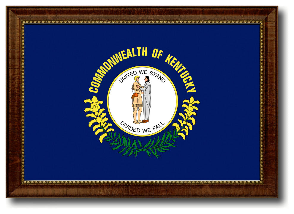 Kentucky State Flag Canvas Print, 27"x39"