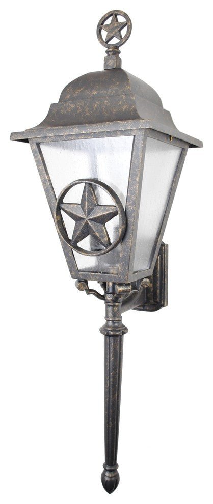Americana Lone Star Wall Bracket, Black