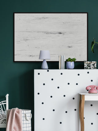 "Light Snow" Floater Framed Painting Print on Canvas