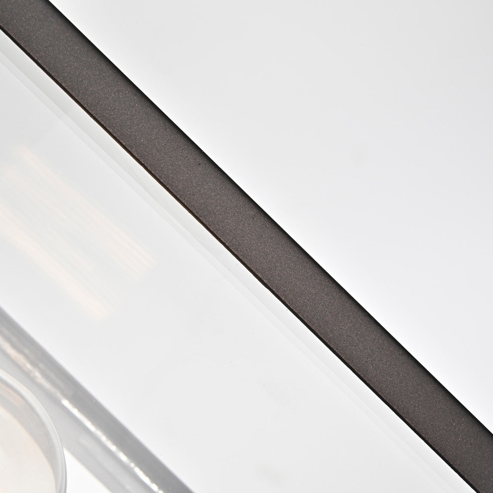 CHLOE Lighting Richard Transitional 1-Light Rubbed Bronze Outdoor Wall Sconce