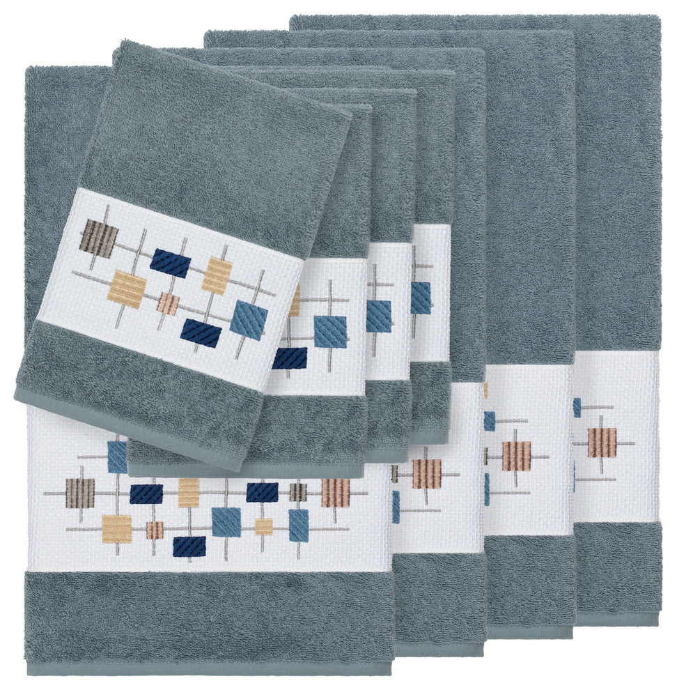 Khloe 8 Piece Embellished Towel Set