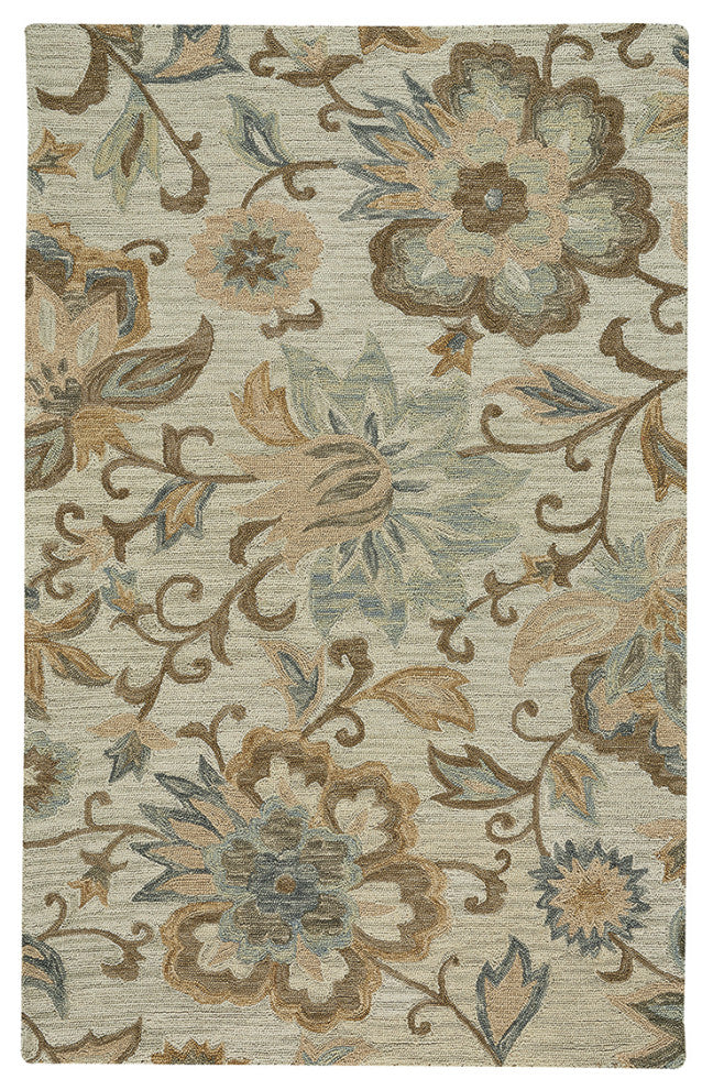 Capel Lincoln Blooming Multi 2580_670 Hand Tufted Rugs - 3' 6" X 5' 6" Rectangle
