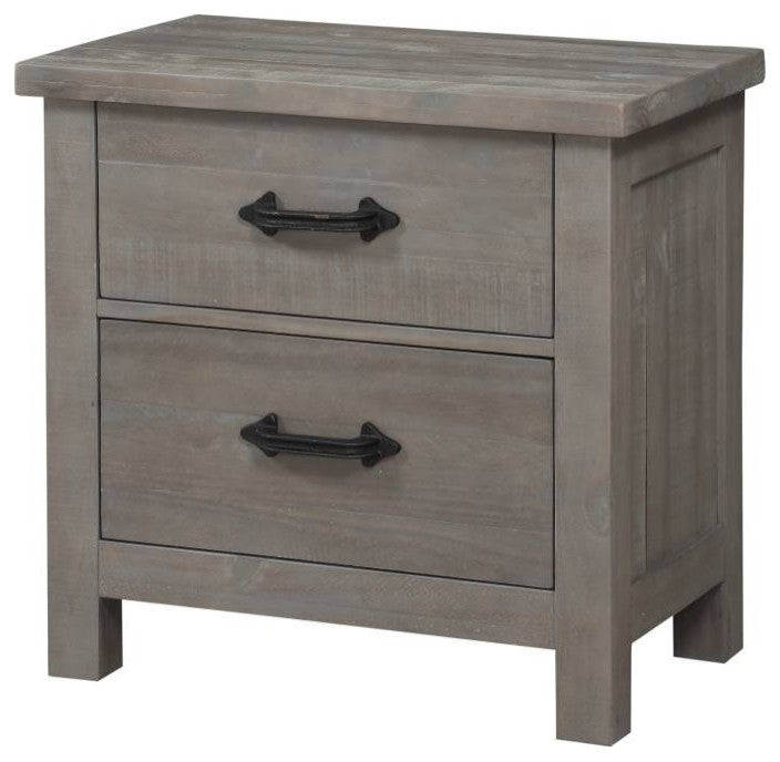 Haven Modern Farmhouse Rustic Nightstand