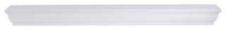 Dogberry Collections Shaker Wood Mantel, White, 60"