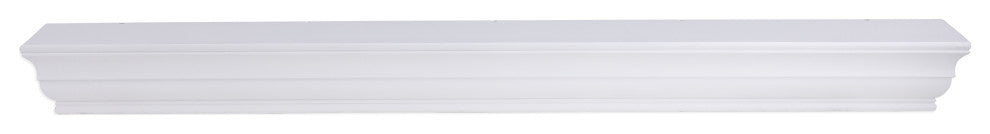 Dogberry Collections Shaker Wood Mantel, White, 60"