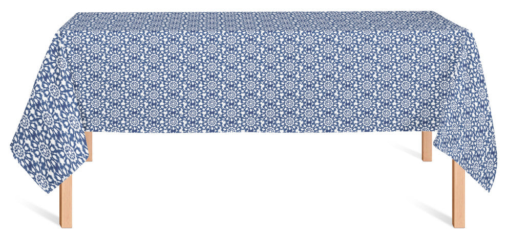 Radial Shibori Pattern 58x102 Tablecloth