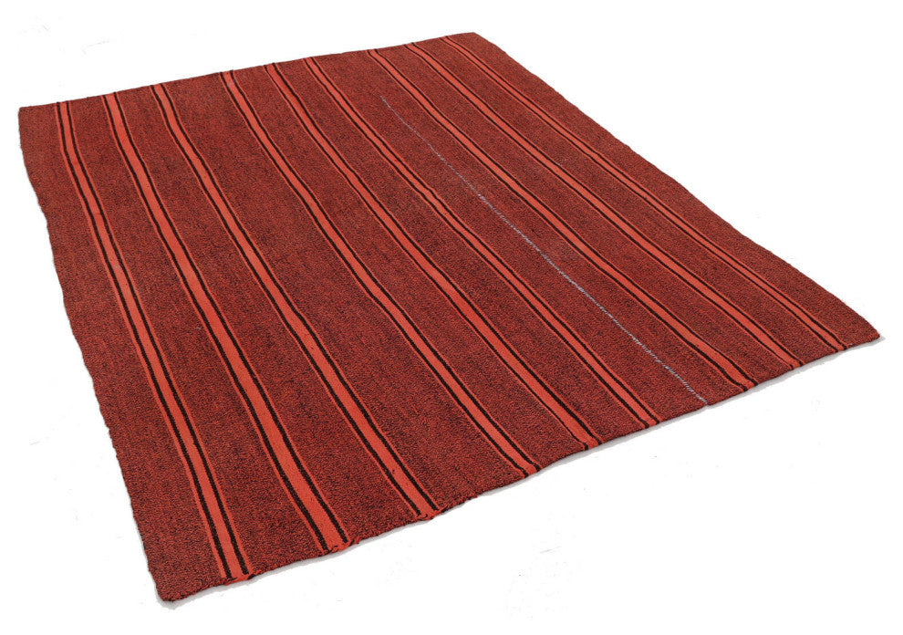 Rug N Carpet - Handwoven Oriental 6' 0'' x 7' 0'' Contemporary Kilim Rug