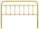 Headboard, Full Size, Metal, Gold, Modern Farmhouse, Bedroom Master Suite