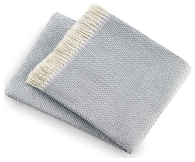 Soft Sky Blue Links Pattern Throw Blanket