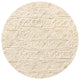 Ahgly Company Indoor Round Mid-Century Modern Area Rugs, 7' Round