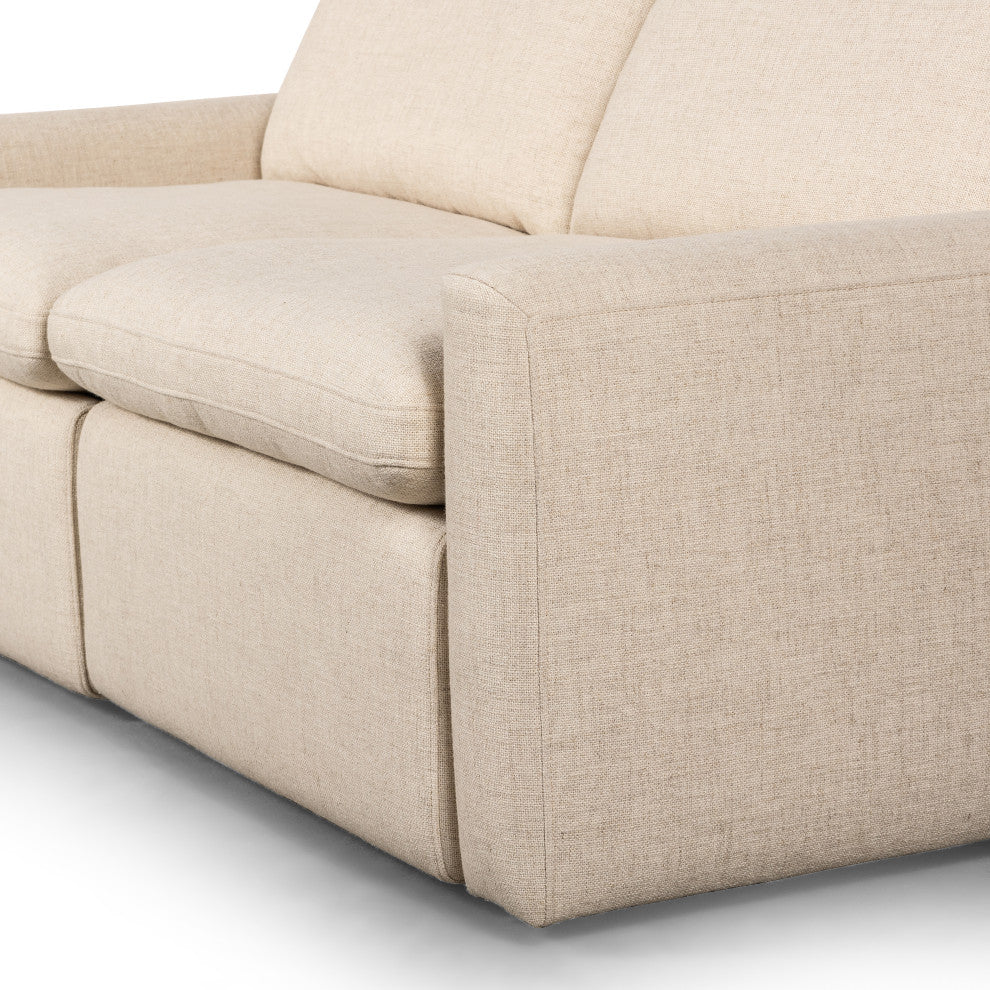Tillery Power Recliner 2-Piece Sectional, 89", Antigo Natural
