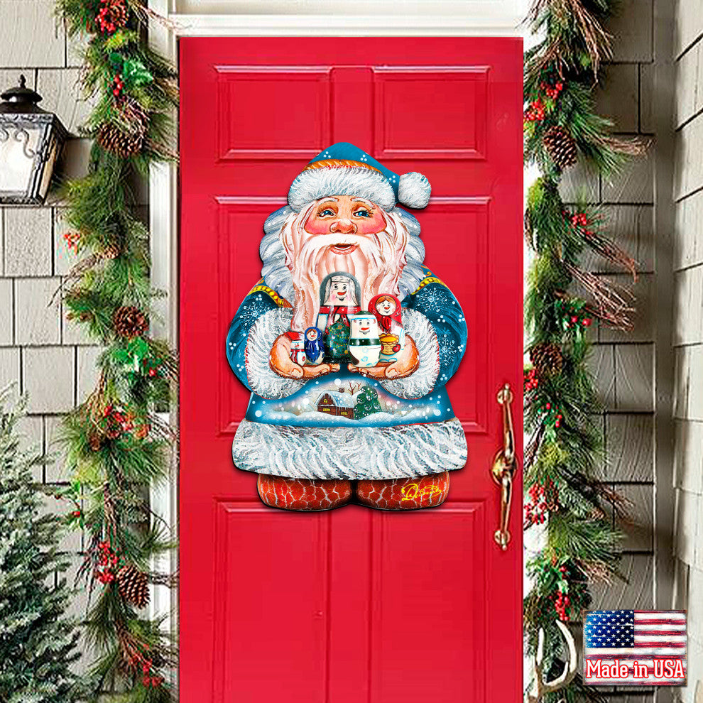 Matreshkas Santa Door Hanger