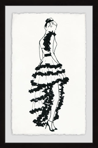 "Flamenco Vogue" Framed Painting Print, 16"x24"